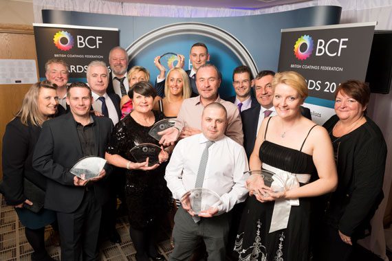 Pictured: last year's winners at the BCF 2016 awards.